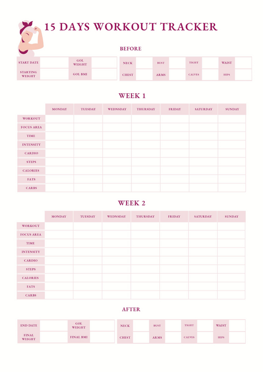 15 days workout challenge