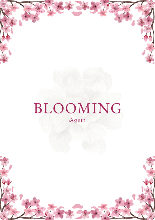 Blooming pink notebook