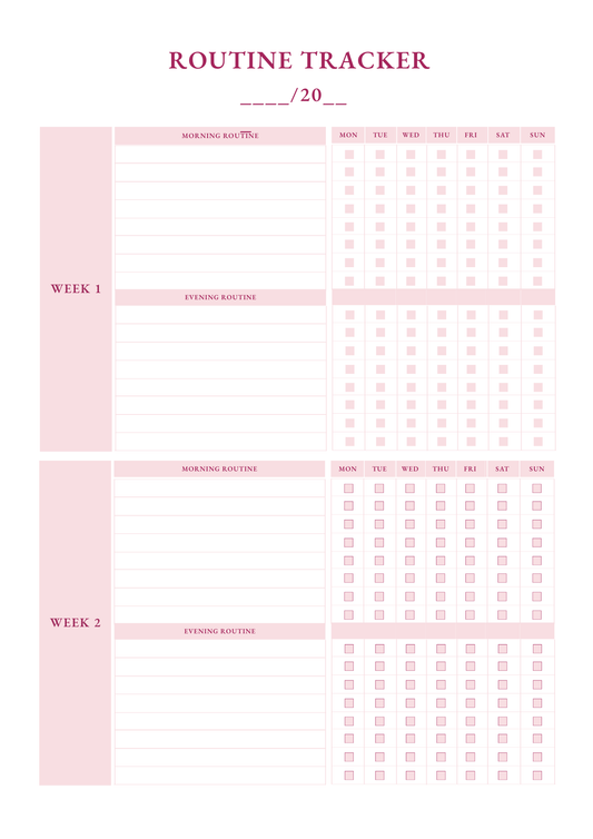 Routine trackers