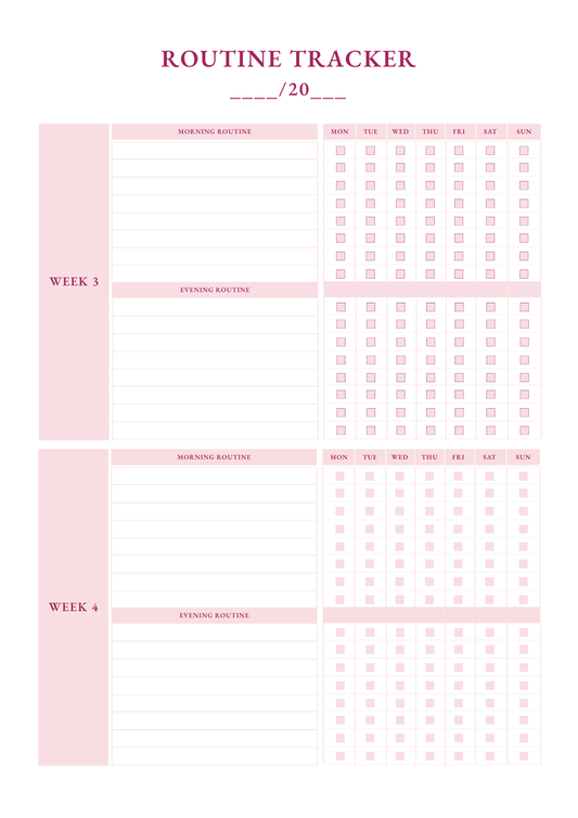 Routine trackers
